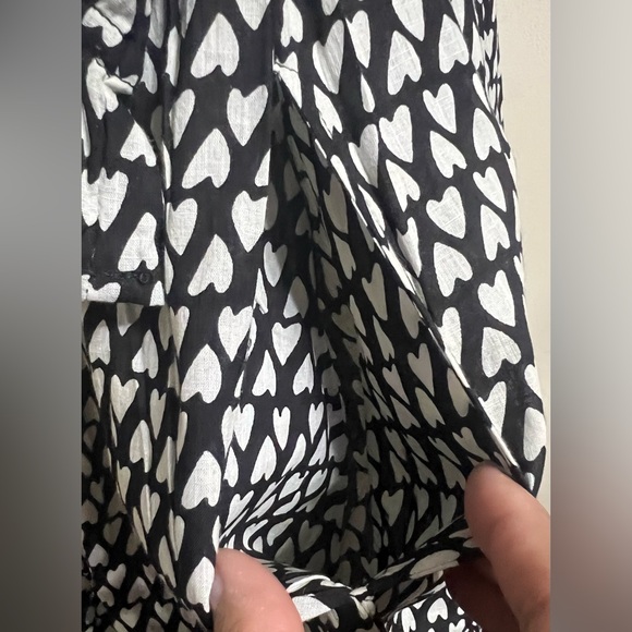 UNCLE FRANK Heart Felt Dress In Black/White Size XL - Picture 4 of 9